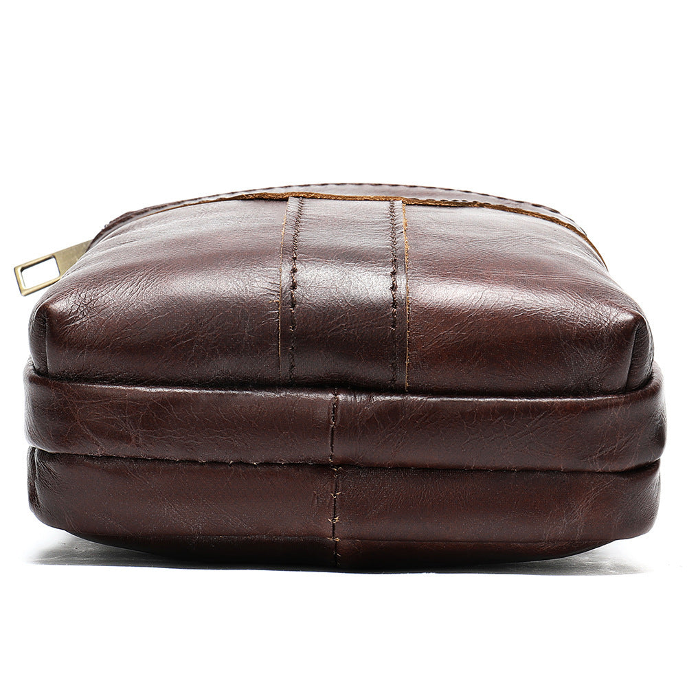 Nova Jewel Heritage Vintage Cowhide Messenger Bag - Genuine Leather