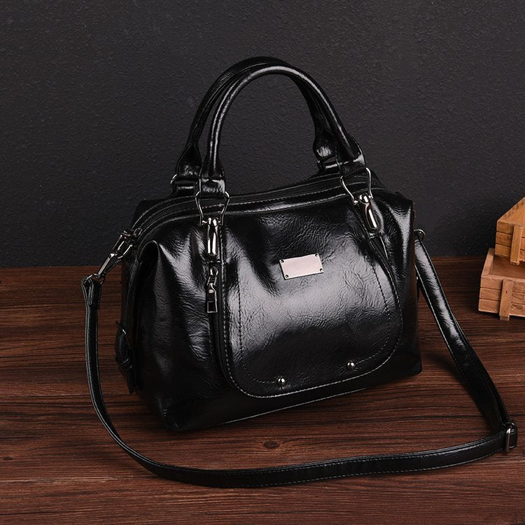 Nova Jewel Signature - Cowhide Leather Bag for Women