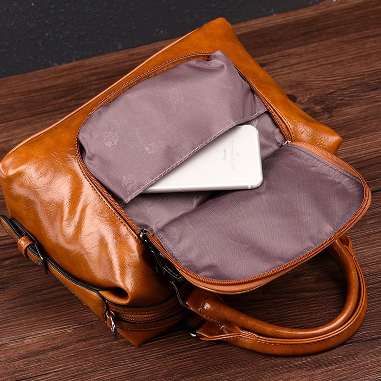 Nova Jewel Signature - Cowhide Leather Bag for Women
