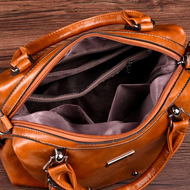 Nova Jewel Signature - Cowhide Leather Bag for Women