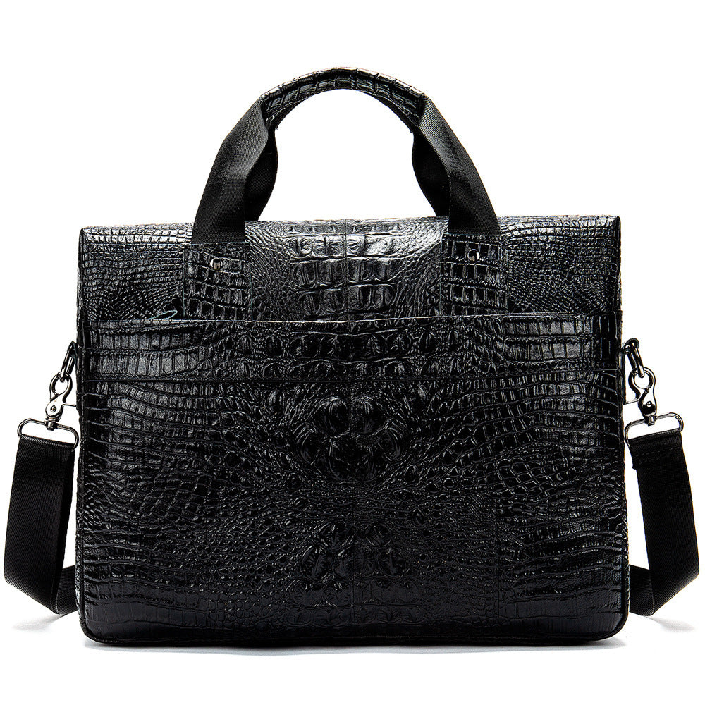 Nova Jewel Executive Cowhide Computer Bag - Genuine Leather for Professionals