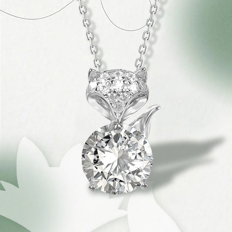 Moissanite Fox Non-fading Clavicle Chain