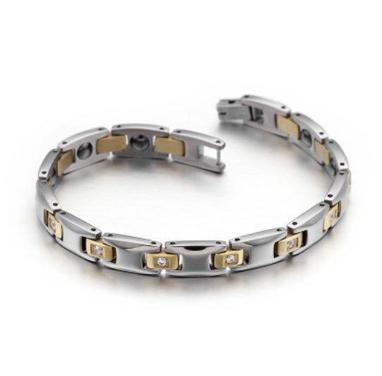 Hot-Selling Magnet and Germanium Health Bracelet