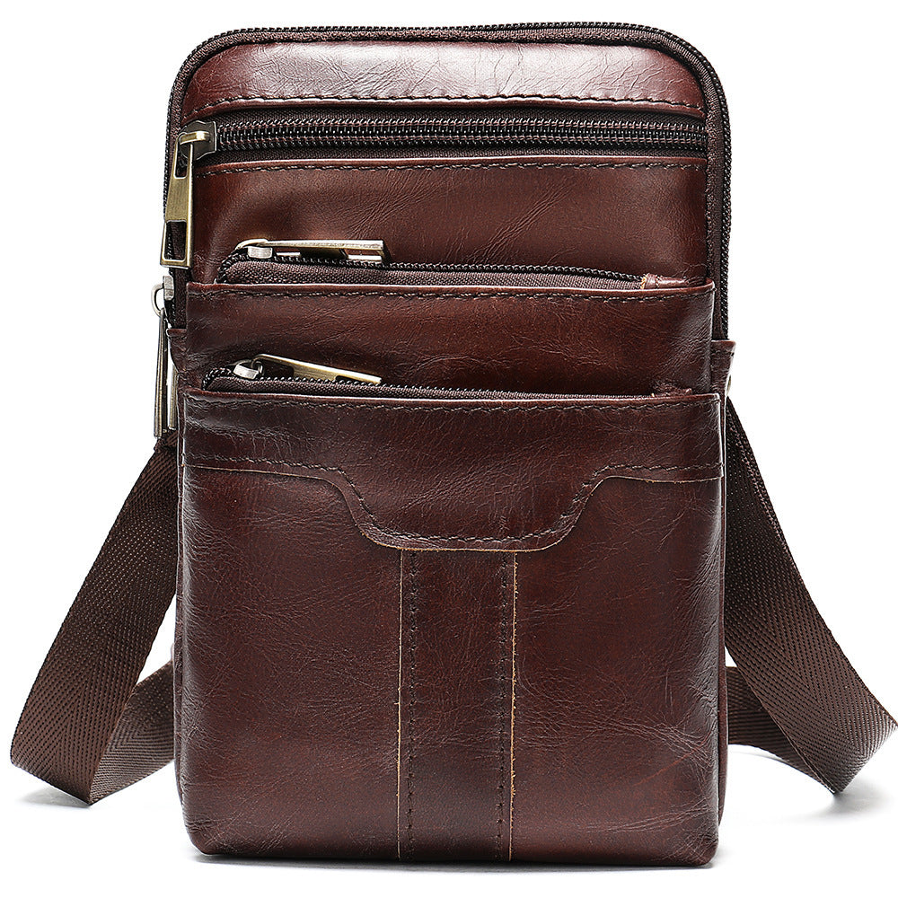 Nova Jewel Heritage Vintage Cowhide Messenger Bag - Genuine Leather