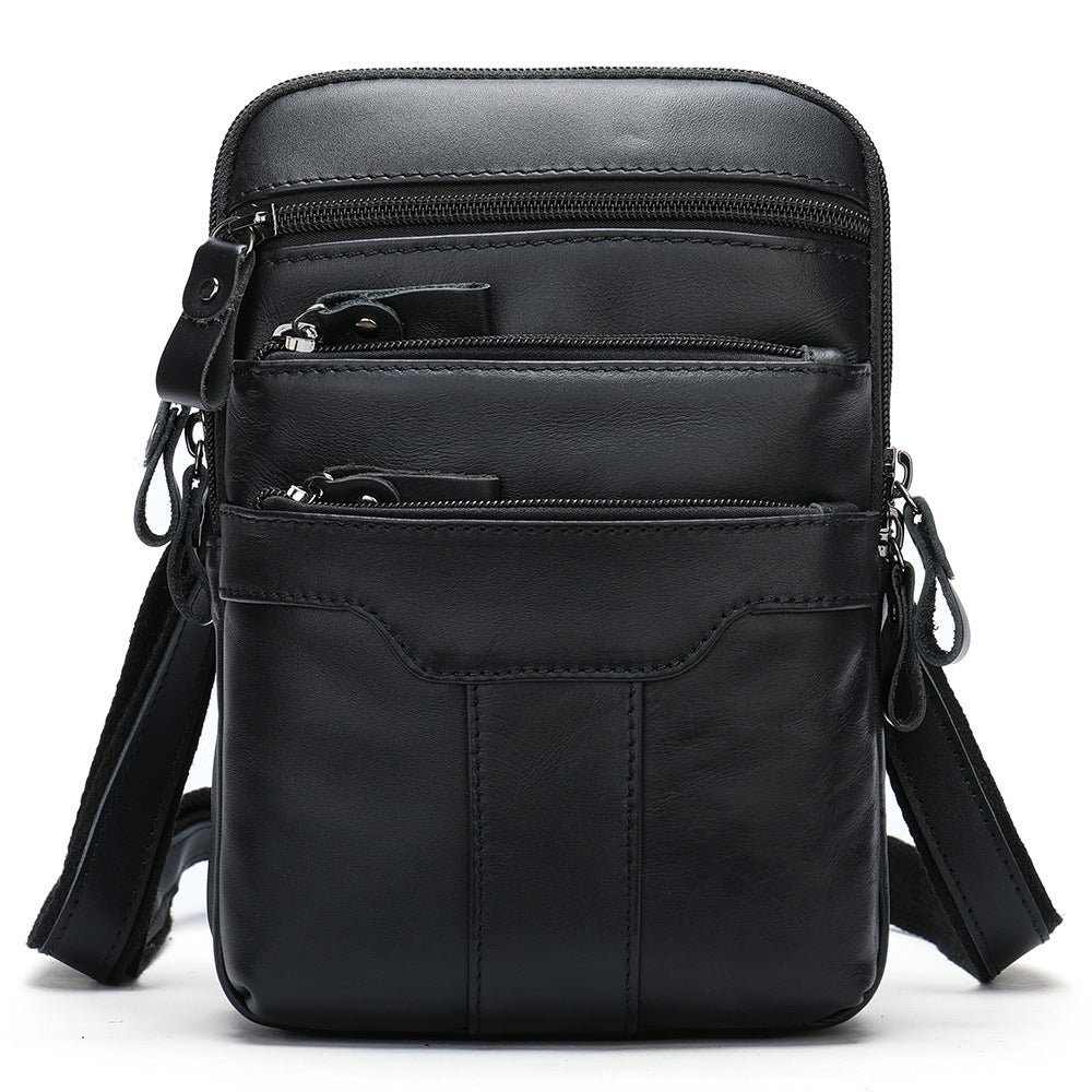 Nova Jewel Heritage Vintage Cowhide Messenger Bag - Genuine Leather