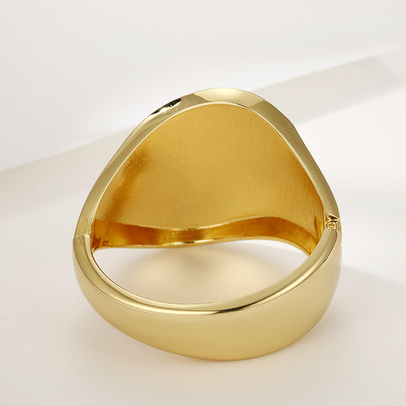 European And American Gold Bracelet Exaggerated Non-fading Ladies European And American