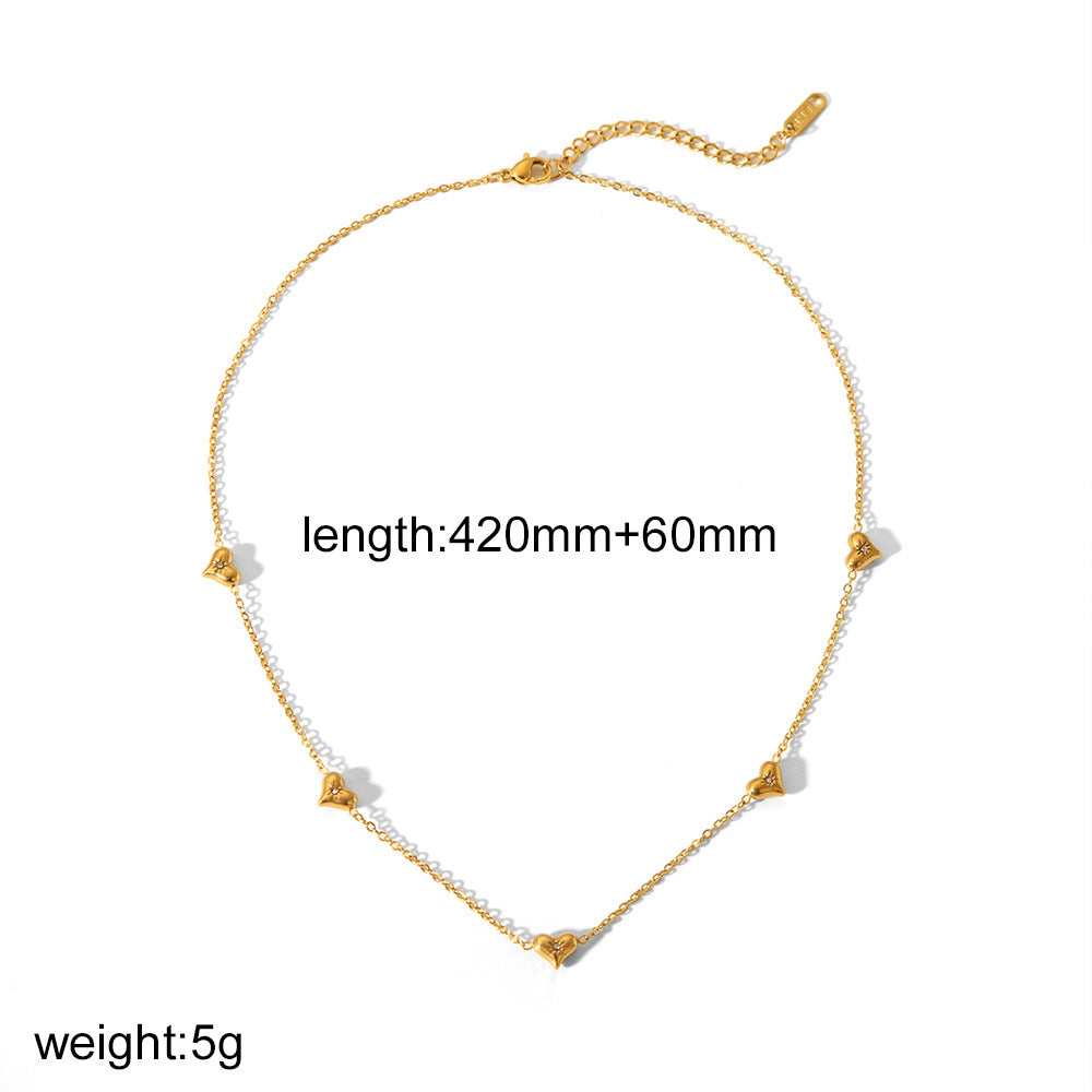 Niche Love Titanium Steel Necklace