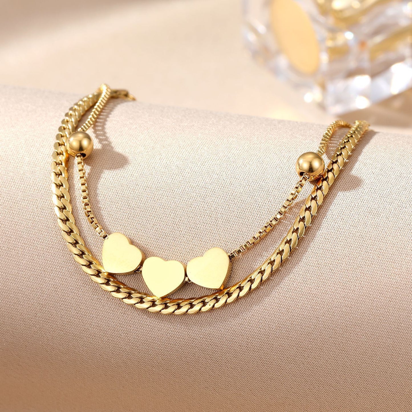 Stainless Steel Bracelet Women's Fashion Non-fading