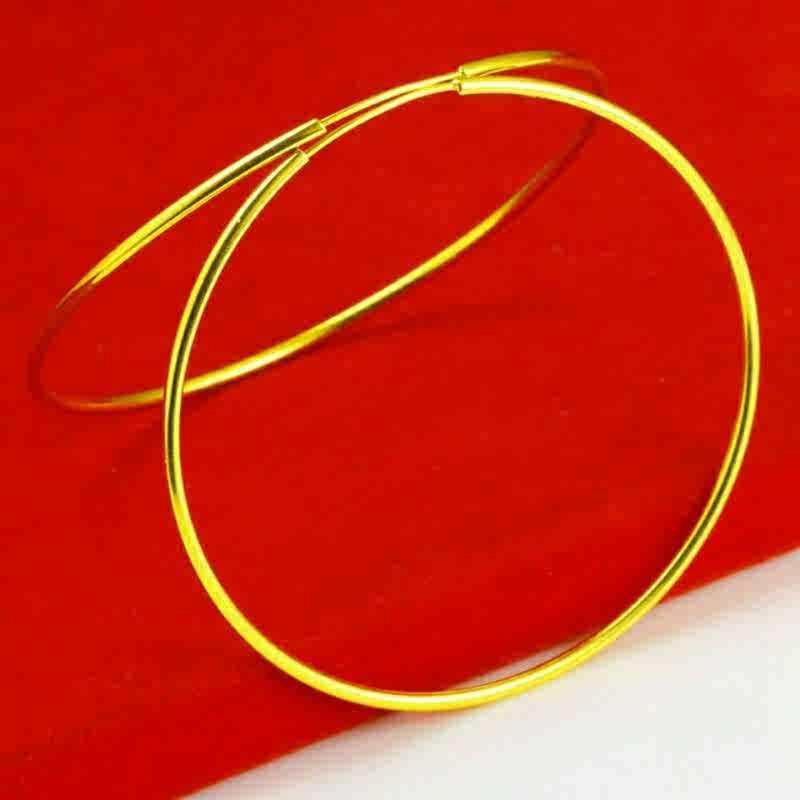 Non-fading Anti-allergy Earrings Gold-plated Big Ear Ring