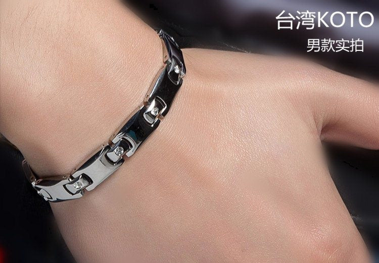 Hot-Selling Magnet and Germanium Health Bracelet