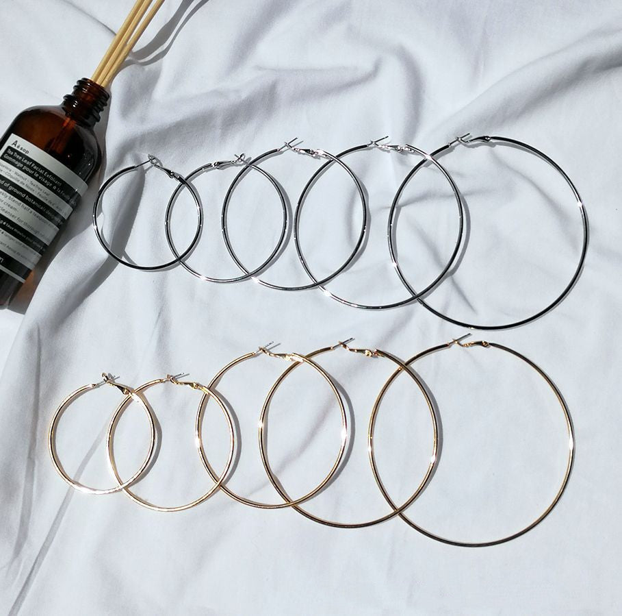 large circle earrings