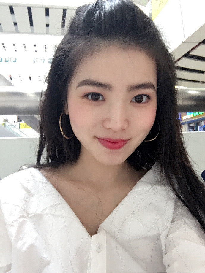 large circle earrings