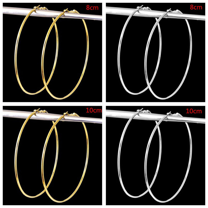 large circle earrings