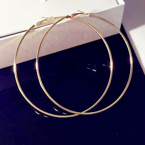 large circle earrings