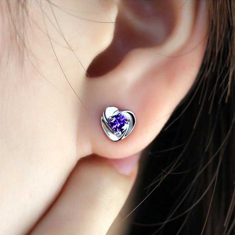 S925 Silver Needle Personality Flower Earrings   Non-fading Earline
