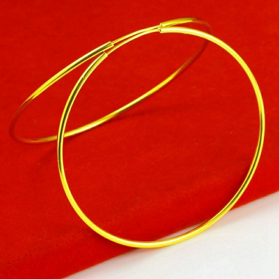 Non-fading Anti-allergy Earrings Gold-plated Big Ear Ring