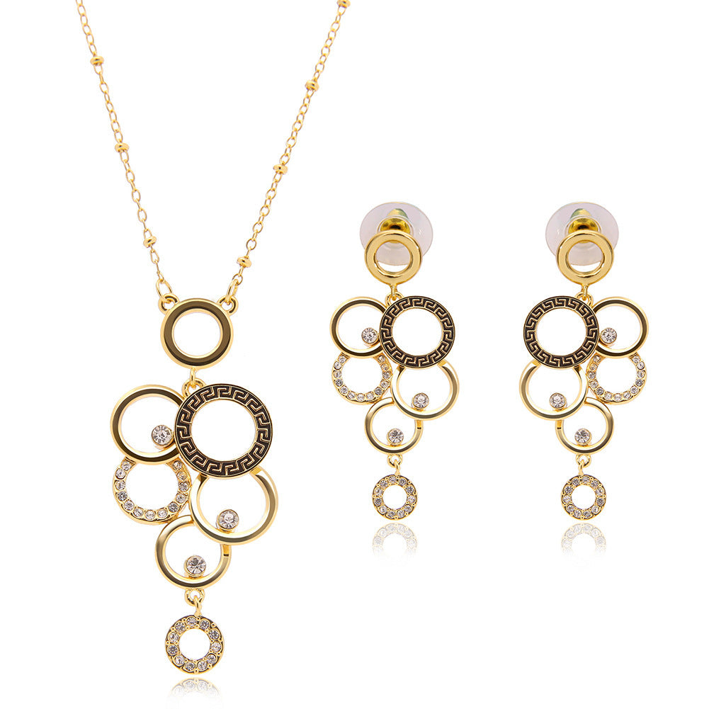 18K Gold Jewelry Set