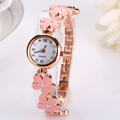 Luxury Casual Fashion Bracelet Flower Strap Watch
