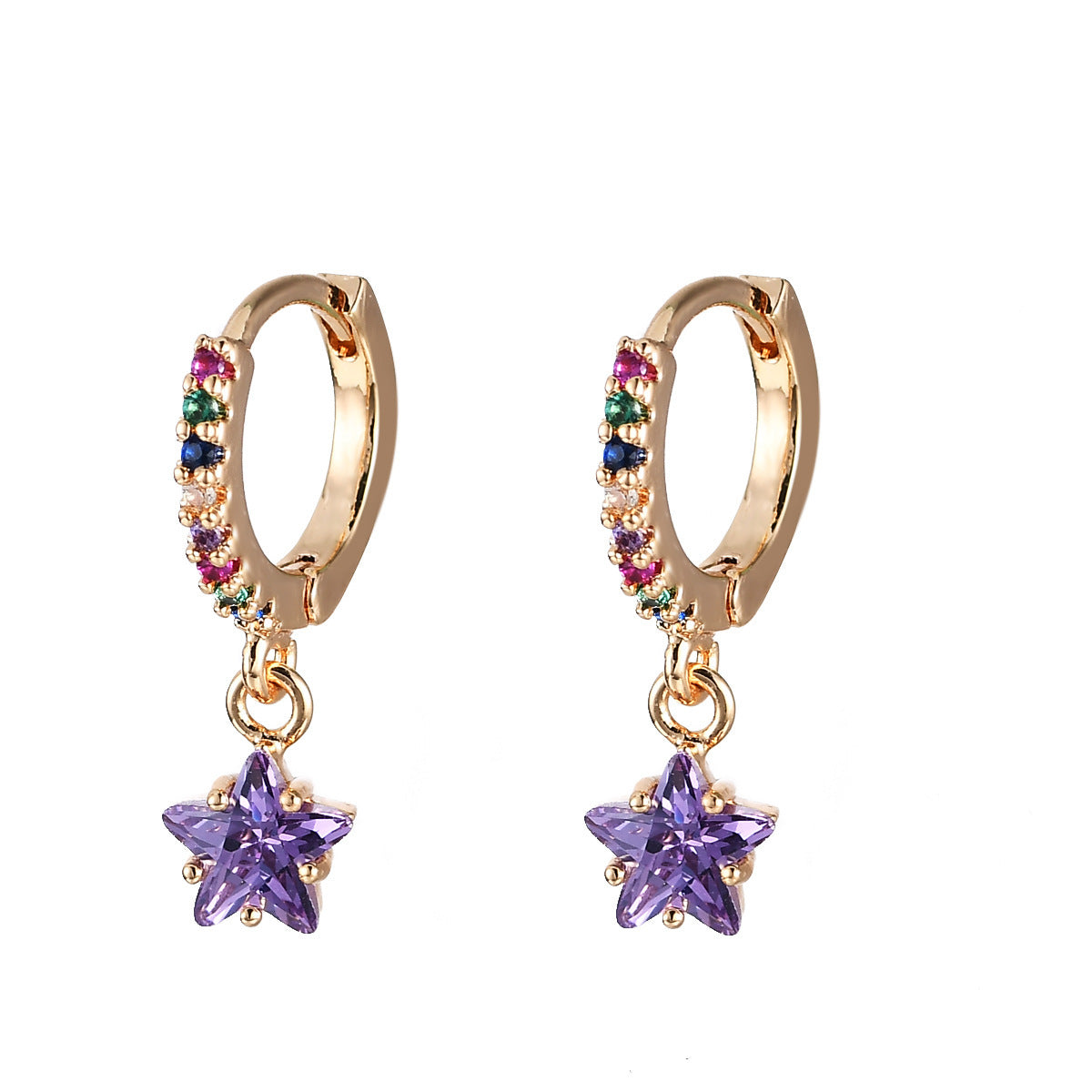 Fashion Simple Star Earrings