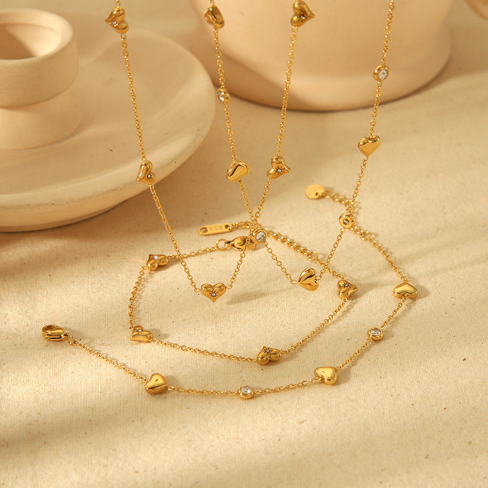 Niche Love Titanium Steel Necklace