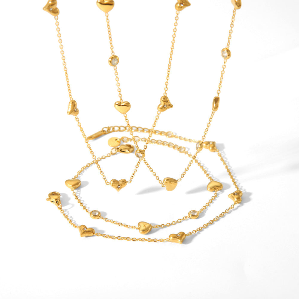 Niche Love Titanium Steel Necklace