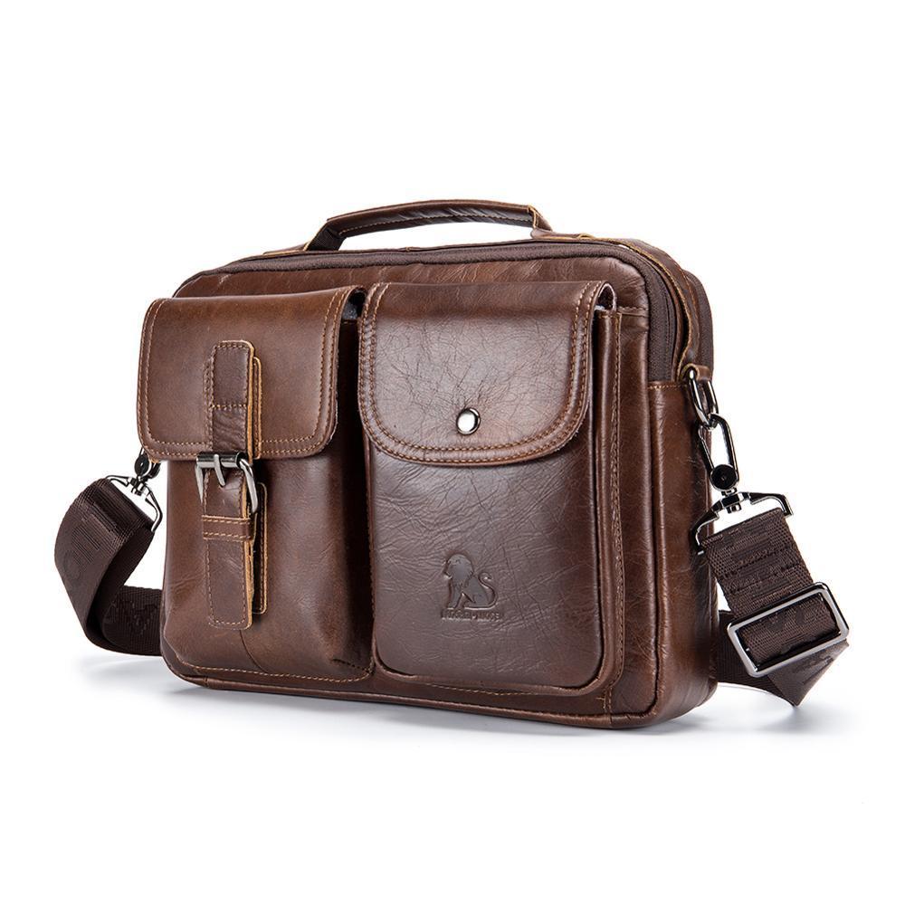 Nova Jewel Signature Diagonal Bag - Men's Cowhide Bag