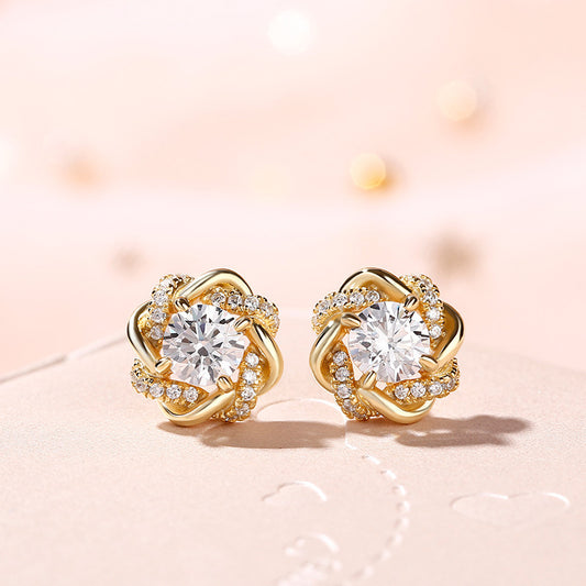Classic Style Flower Earrings