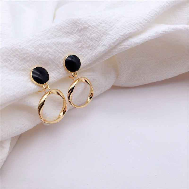 French Irregular Oil Drop Ring