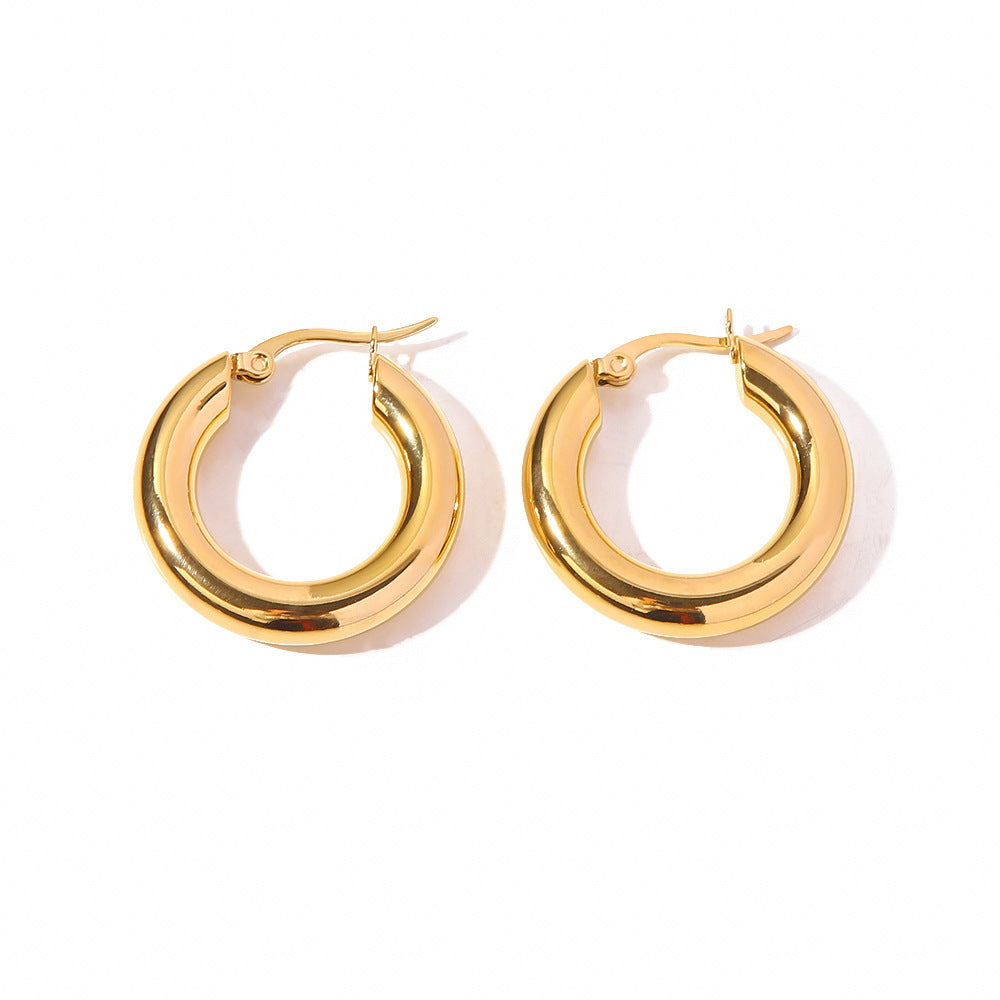 Women's Fashionable French Circle Non-fading Earrings