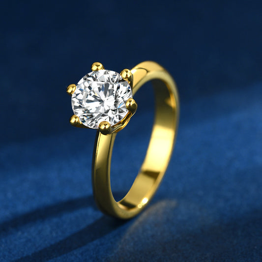 Women's Moissanite Non-fading Light Luxury Ring