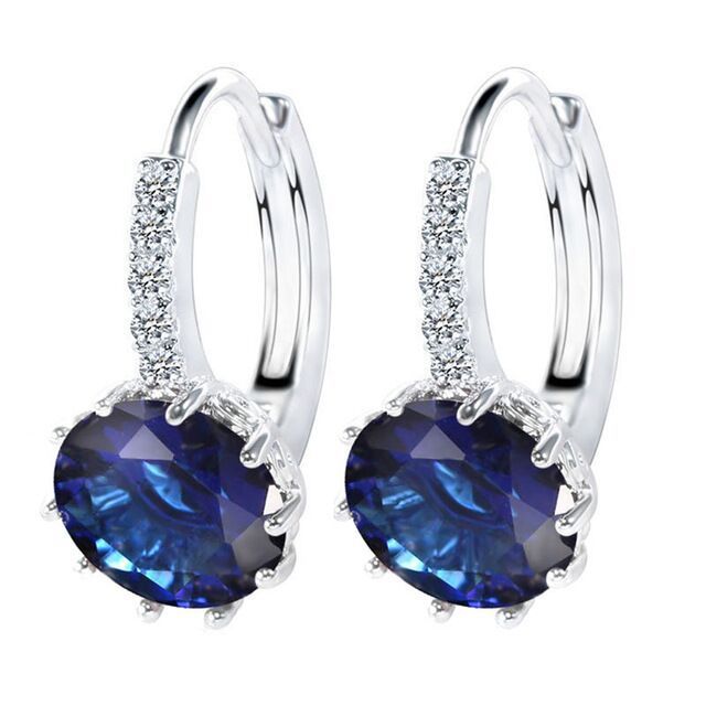 Zircon Earrings Simple Temperament Earrings Women
