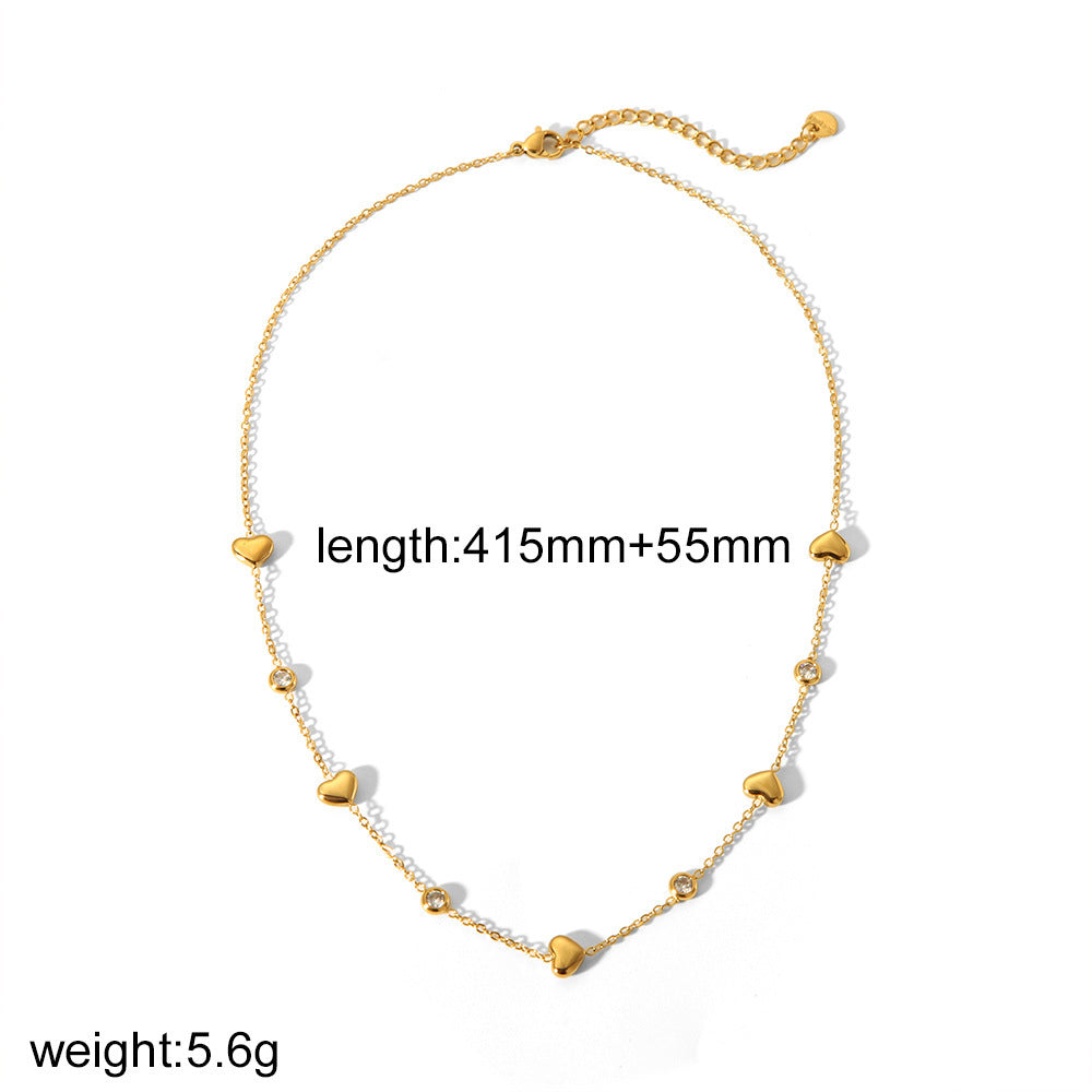Niche Love Titanium Steel Necklace