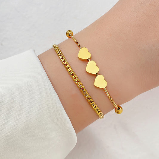 Stainless Steel Bracelet Women's Fashion Non-fading