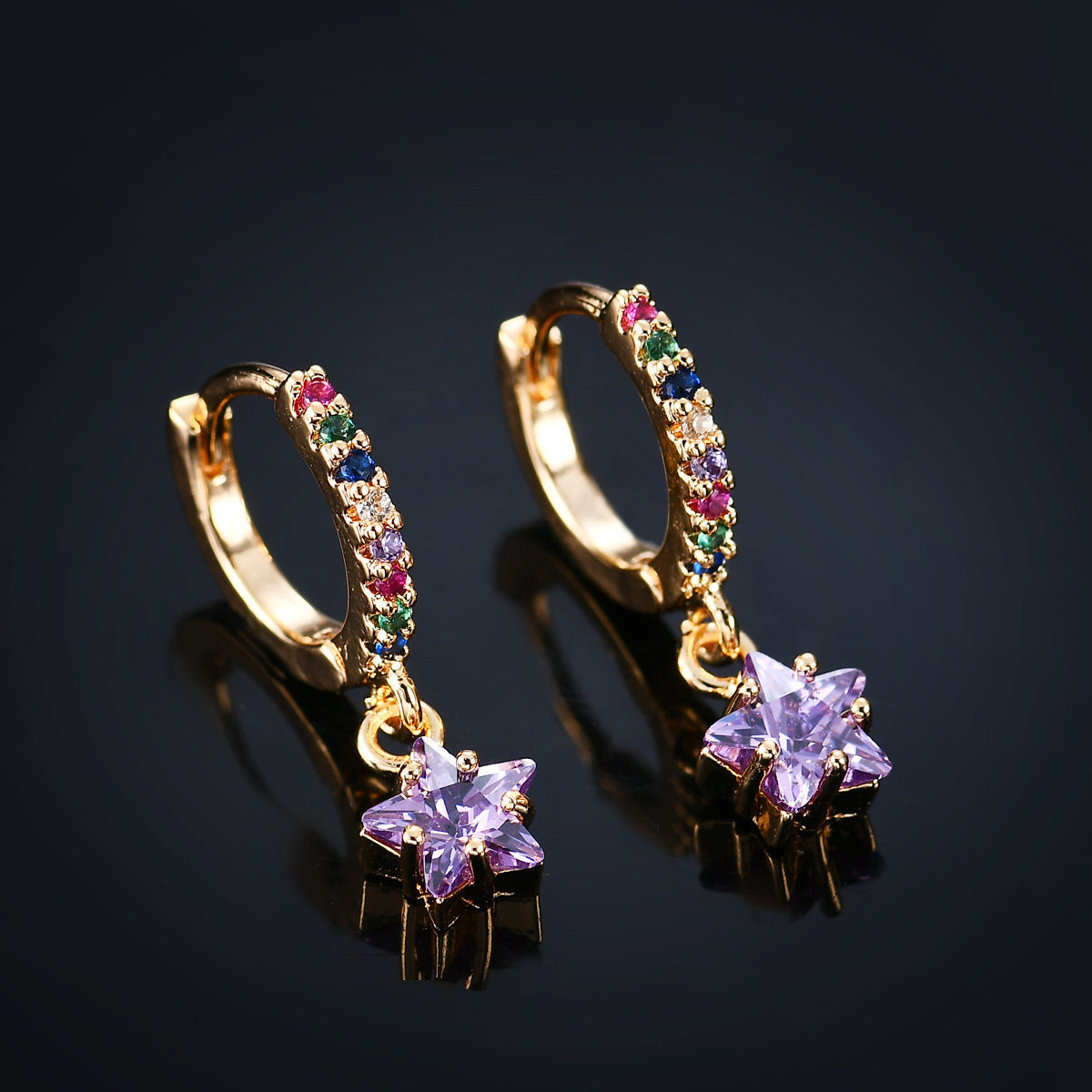 Fashion Simple Star Earrings